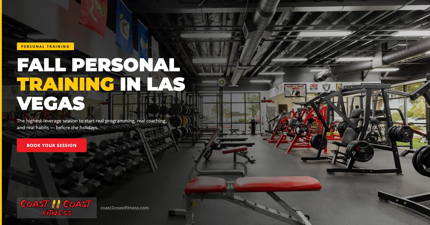 How Personal Training in Las Vegas Helps You Build Real Results This Fall — No Guesswork Required